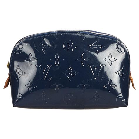 louis vuitton makeup bag black|authentic Louis Vuitton makeup bag.